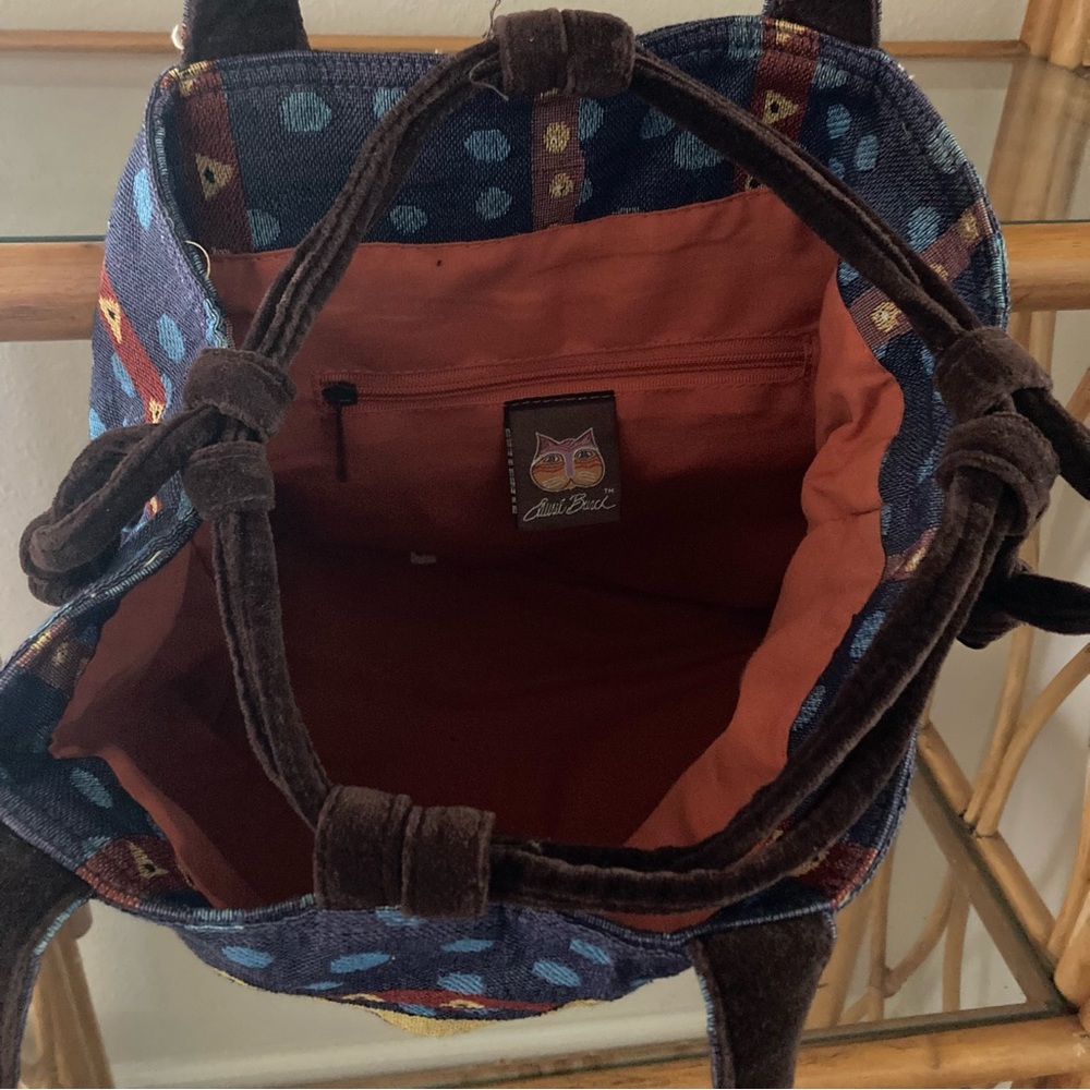 Laurel Burch Cat Drawstring Tote Bag - image 5